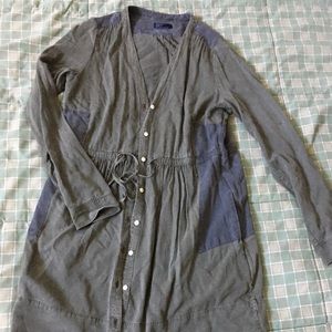 Army green GAP dress